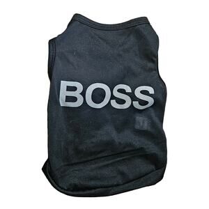 Black Boss Sheer Dog Tank Size Small